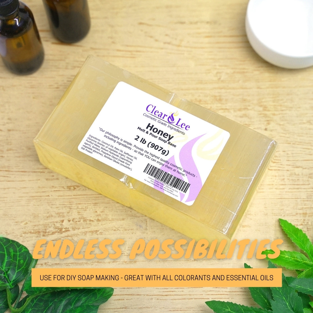 Honey Melt & Pour Soap Base – ClearLee